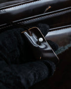 "BALENCIAGA" Patine leather briefcase bag