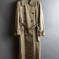 "BURBERRYS" Traditional belt design long length trench coat