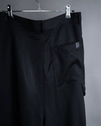 "LOEWE" Three-dimensional pattern design wide slacks