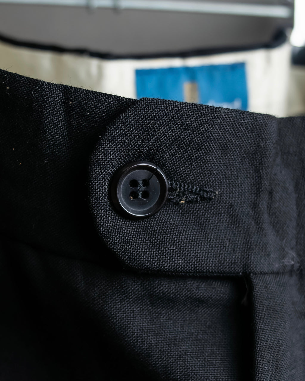 "Vintage high-waisted wide tapered slacks"