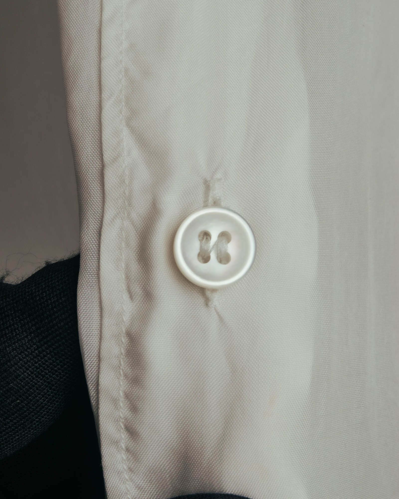 “Maison Margiela” 2018’s-20’s Cupro sheer white shirt