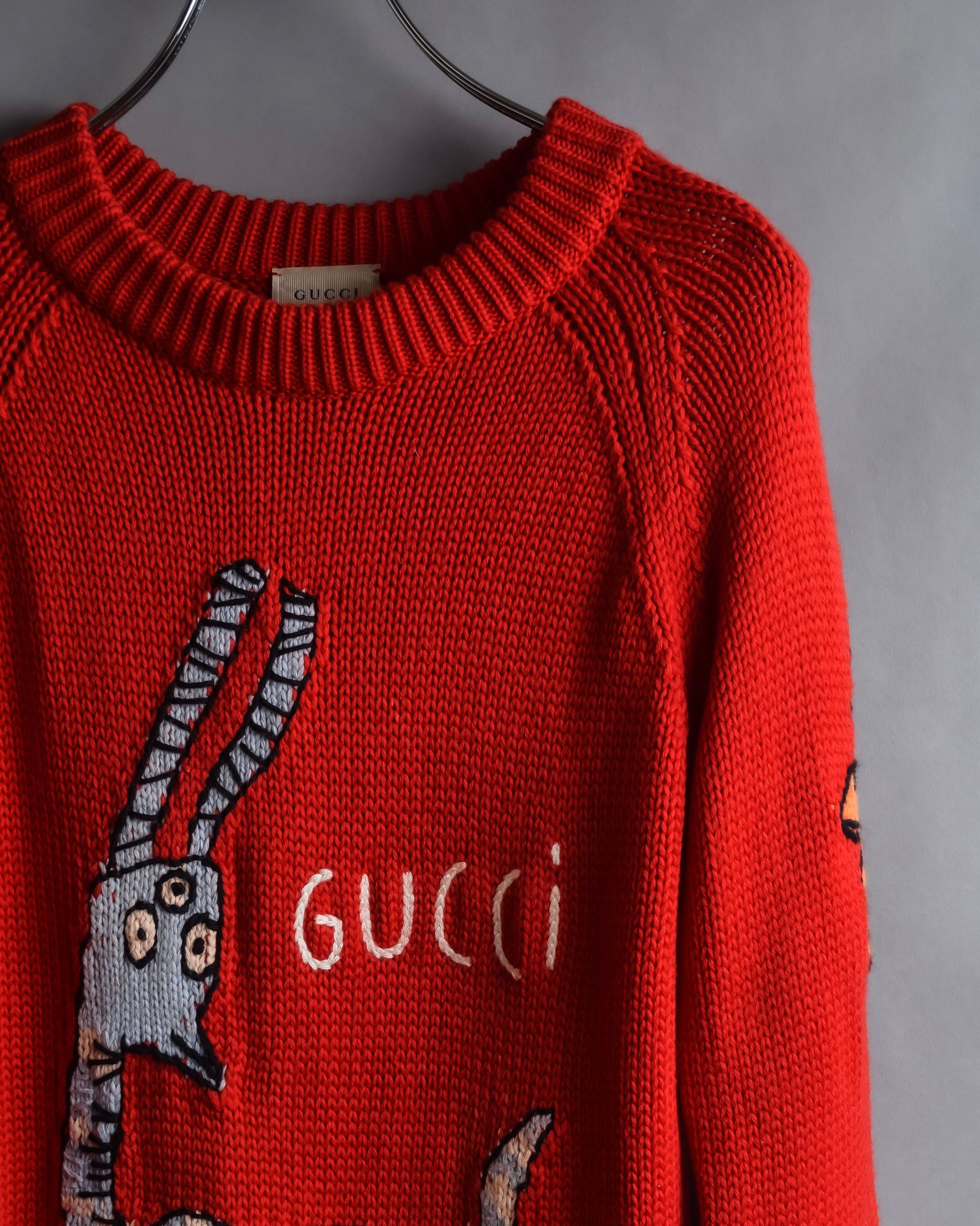 "GUCCI" Children Freya Hartas knit