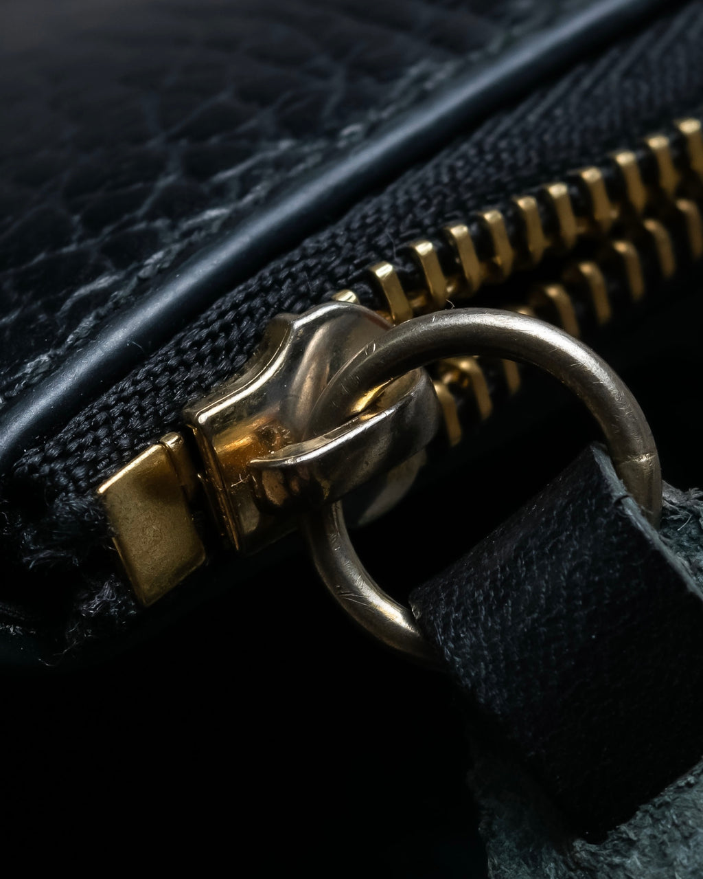 "MAISON MARGIELA" Grained leather envelope compact wallet