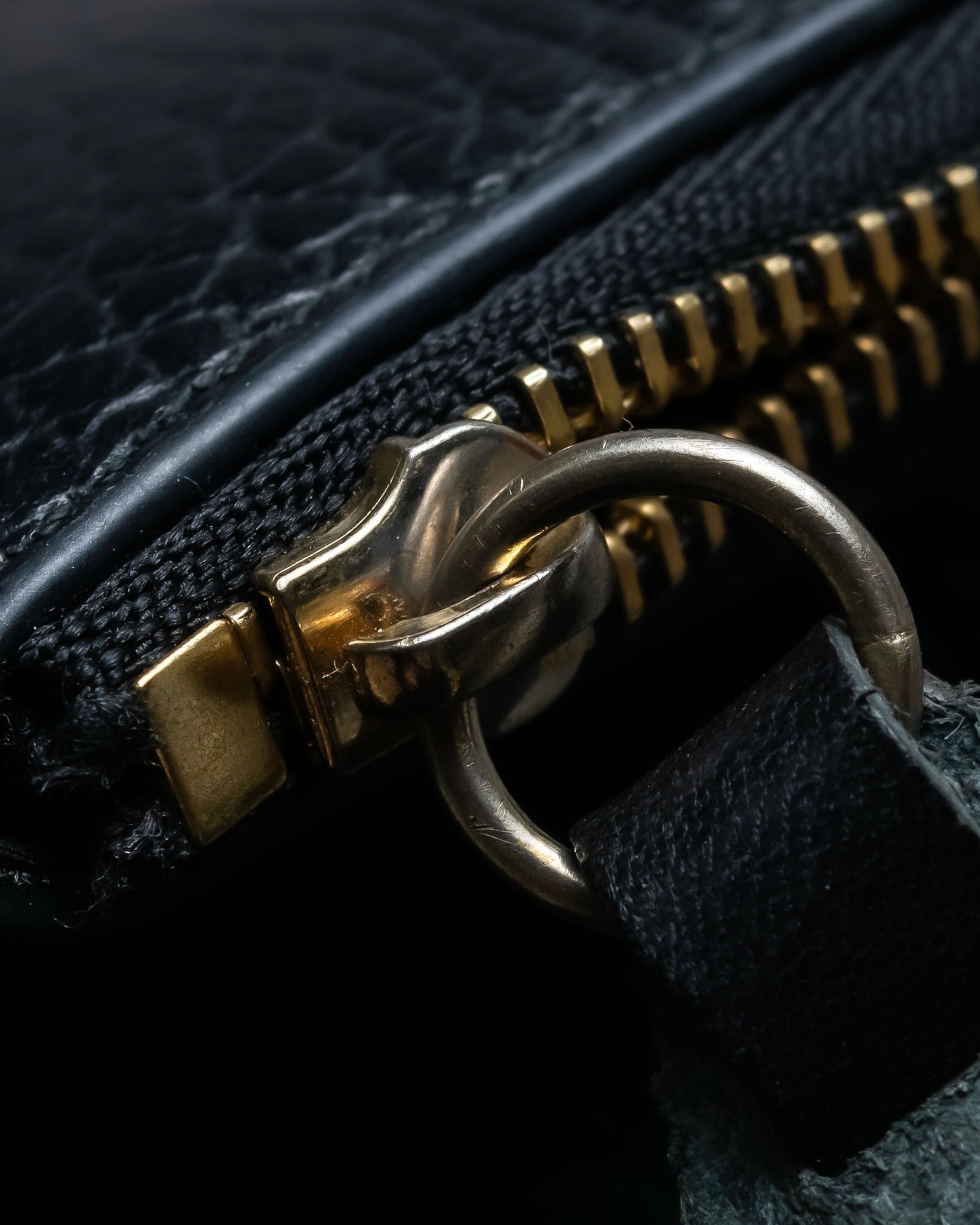 "MAISON MARGIELA" Grained leather envelope compact wallet