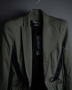 "MCQ Alexander McQueen" Lace-up panel design shaped jacket