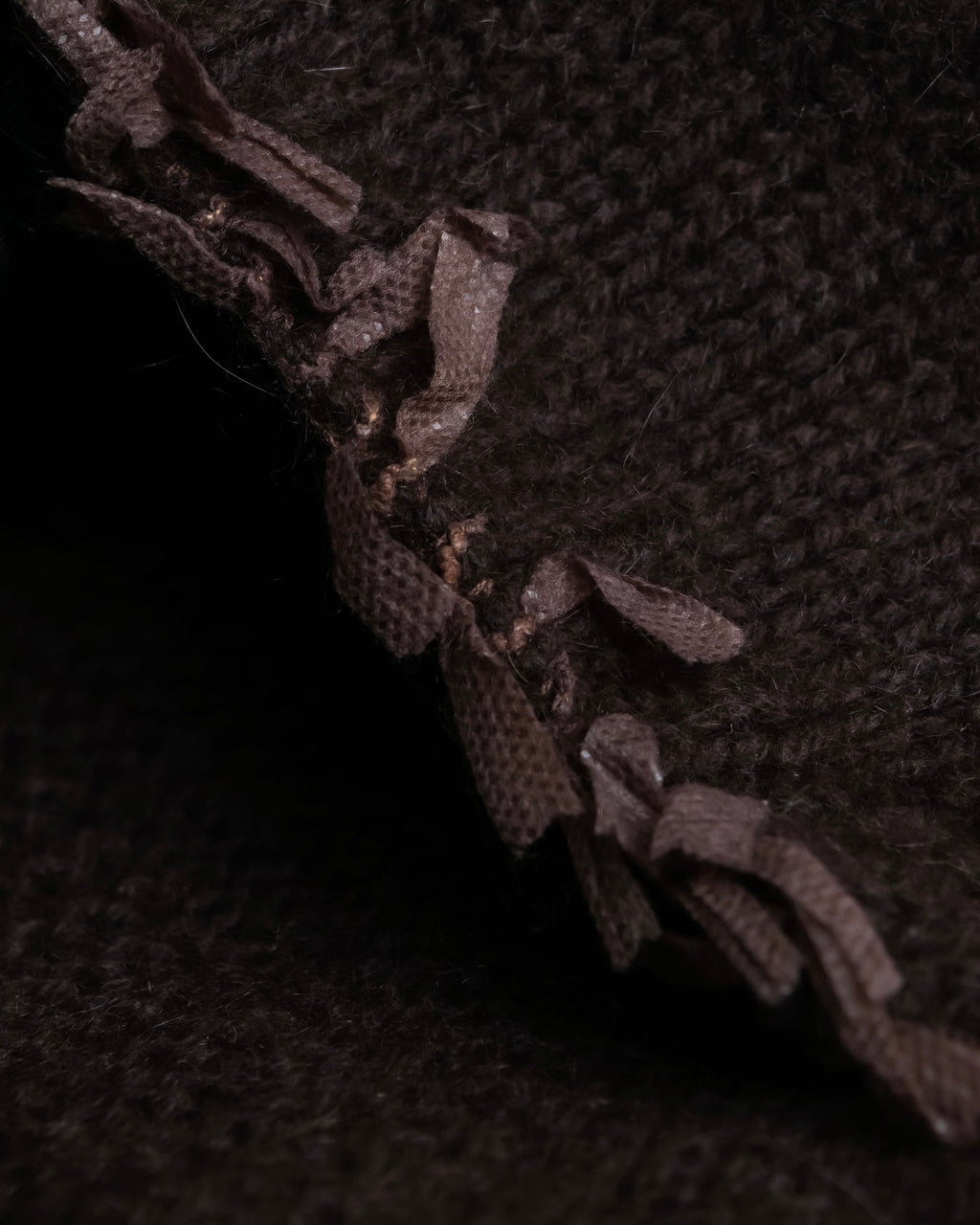 "Christian Dior  Patchwork logo detail fringe long muffler