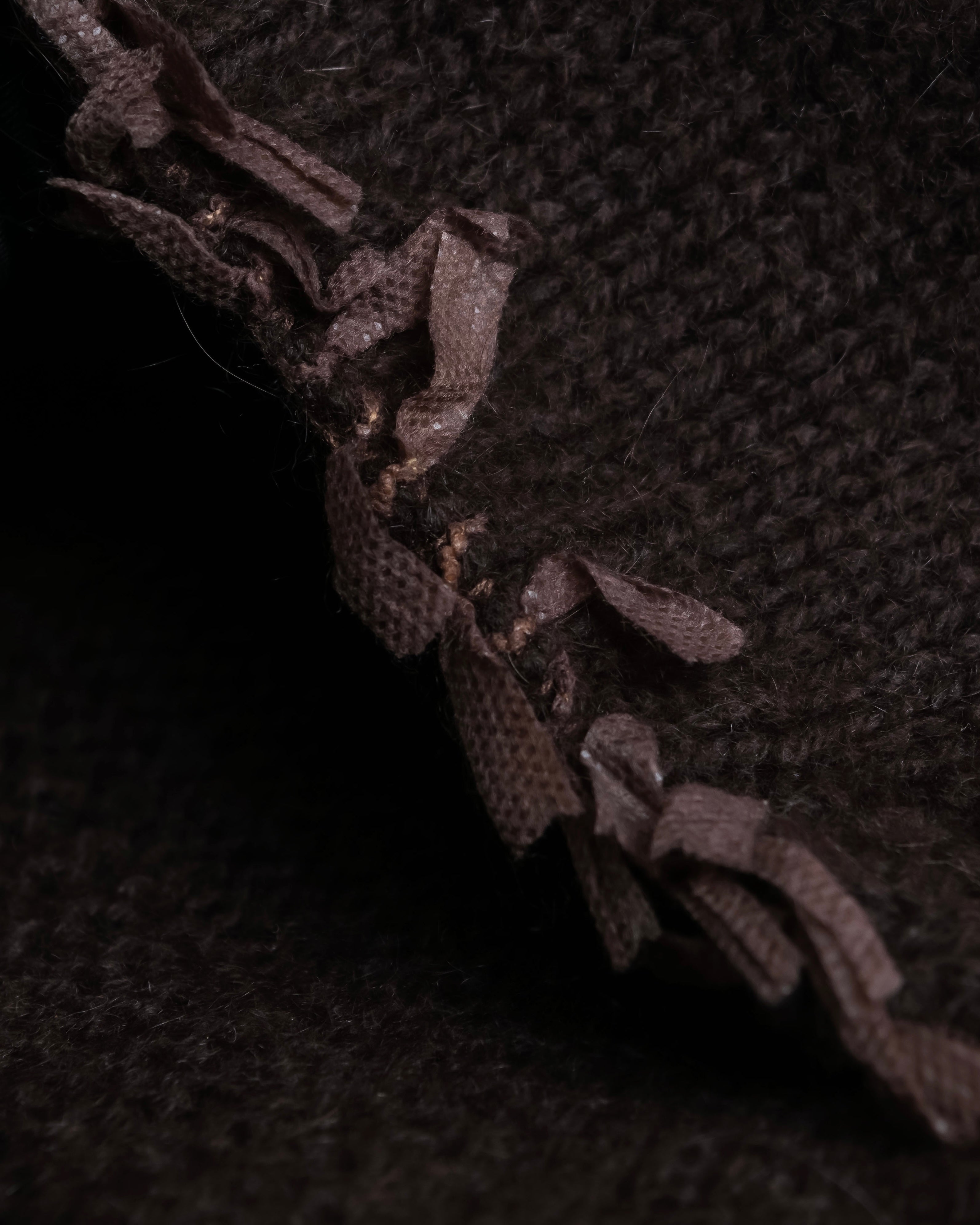 "Christian Dior  Patchwork logo detail fringe long muffler