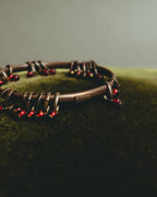 "Jean Paul Gaultier" 90's-00's Sculptural red bead bangle