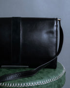 "GUCCI" Saddlery motif crisp design vintage leather shoulder bag
