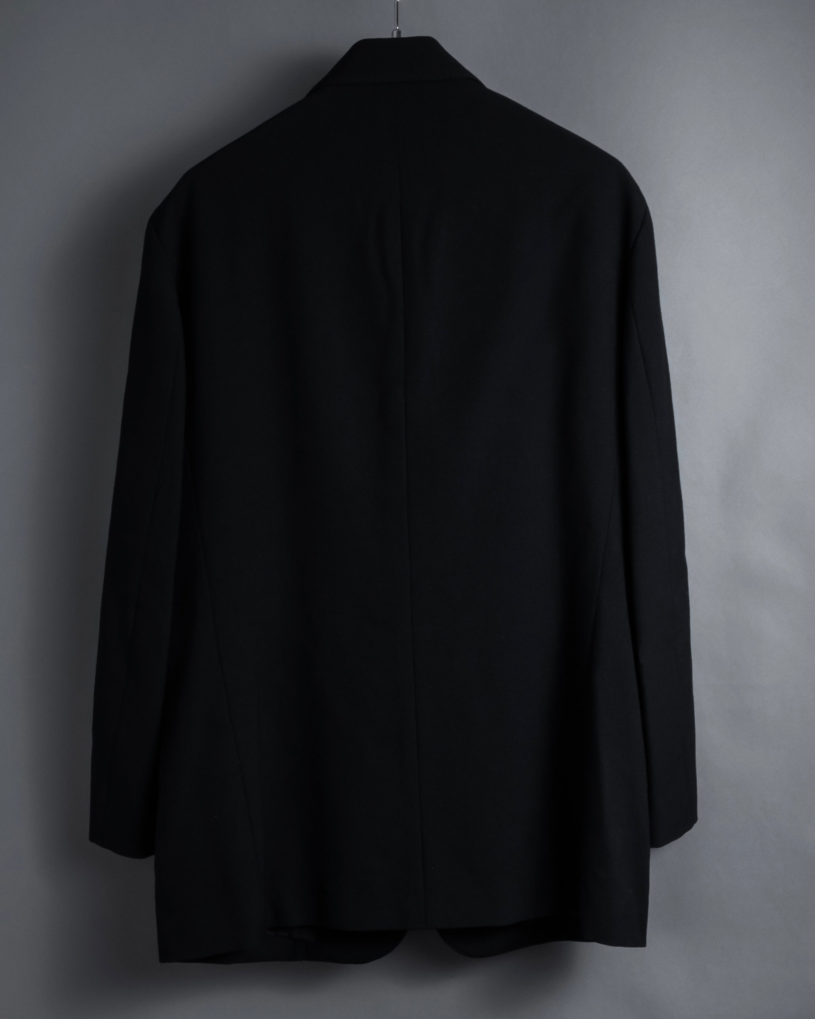 "ISSEY MIYAKE" 00AW Simple detail wool tailored jacket