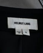 "HELMUT LANG" Zipper design sharp angle cutaway jacket