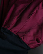 "JEAN PAUL GAULTIER FEMME"
 Waist different material switching design shirt