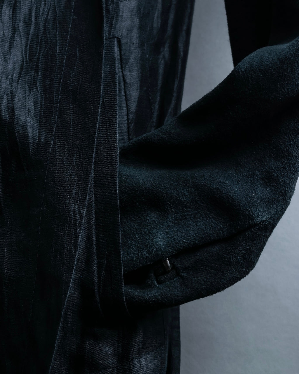 "HELMUT LANG" wrapped leather coat