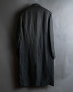 "Acne Studios" Antique design long striped coat