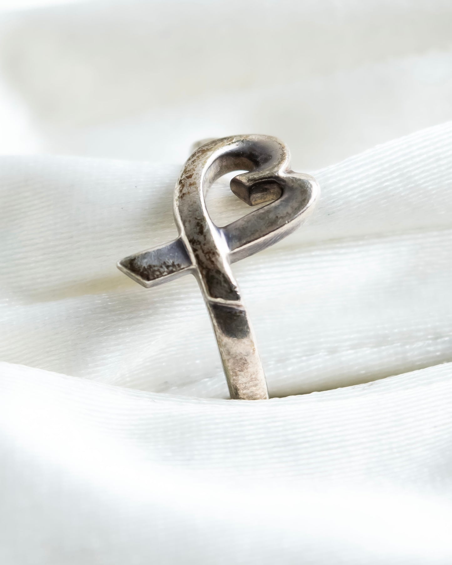 "Tiffany&Co" Silver 925 loving heart ring