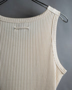“Jean Paul Gautier” Double belted shoulder designed tank top