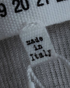 "MAISON MARGIELA" Stitch design net sheer tank top