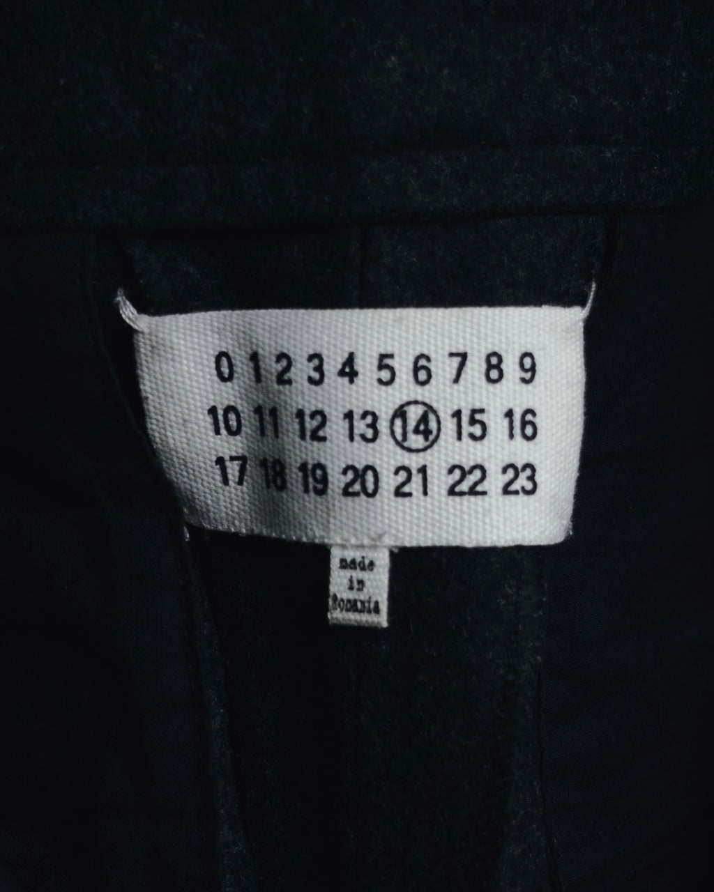 "Maison Margiela" 2016AW drawstring wool tailored slacks
