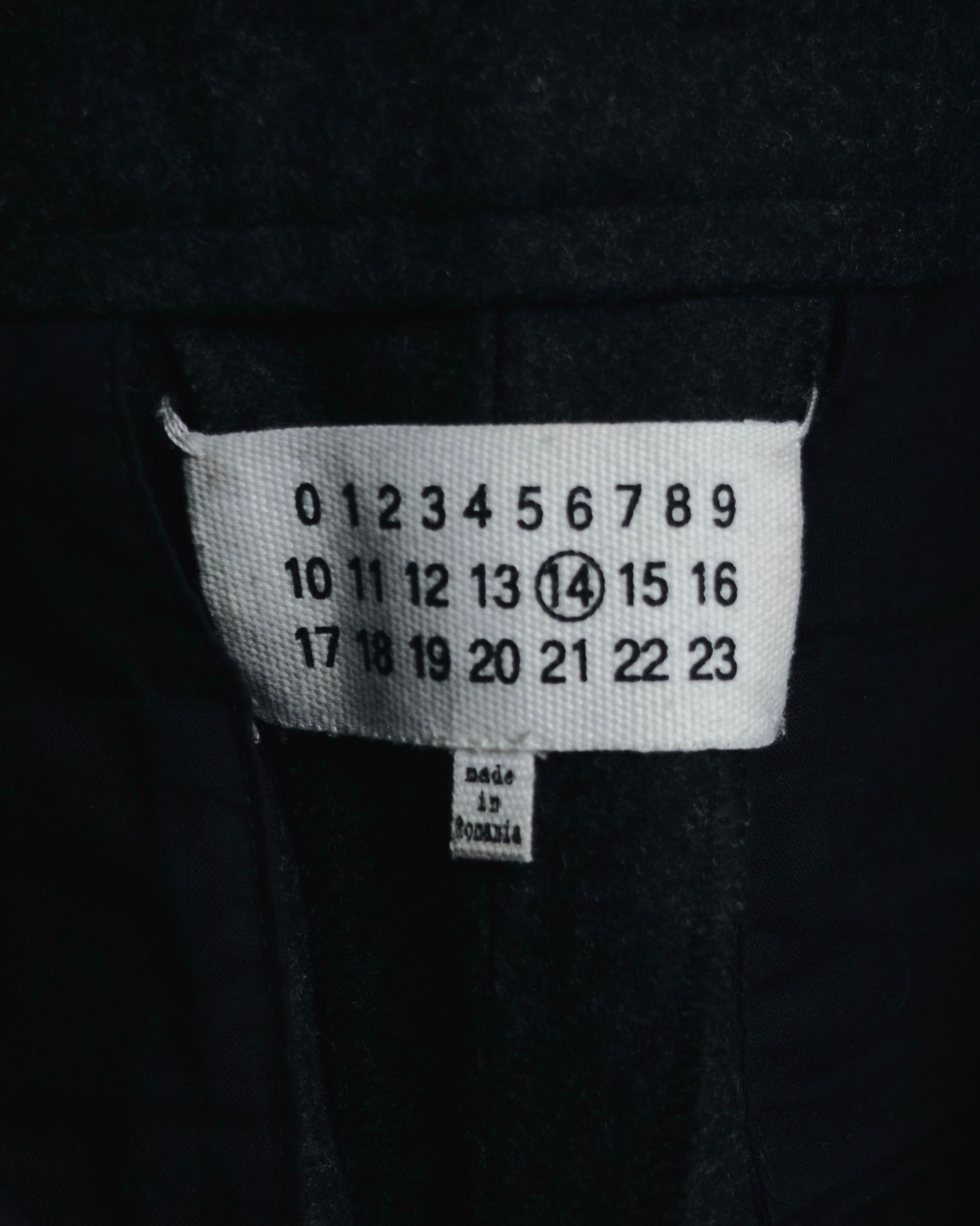 "Maison Margiela" 2016AW drawstring wool tailored slacks