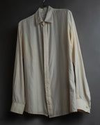 "Maison Martin Margiela" 2010SS triple layer folded fly front shirt
