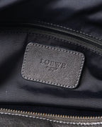 LOEWE/ Anagram 2 Way Mini Boston Hand Bag Metallic Black