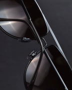 "GUCCI" Metal aviator teardrop frame sunglasses
