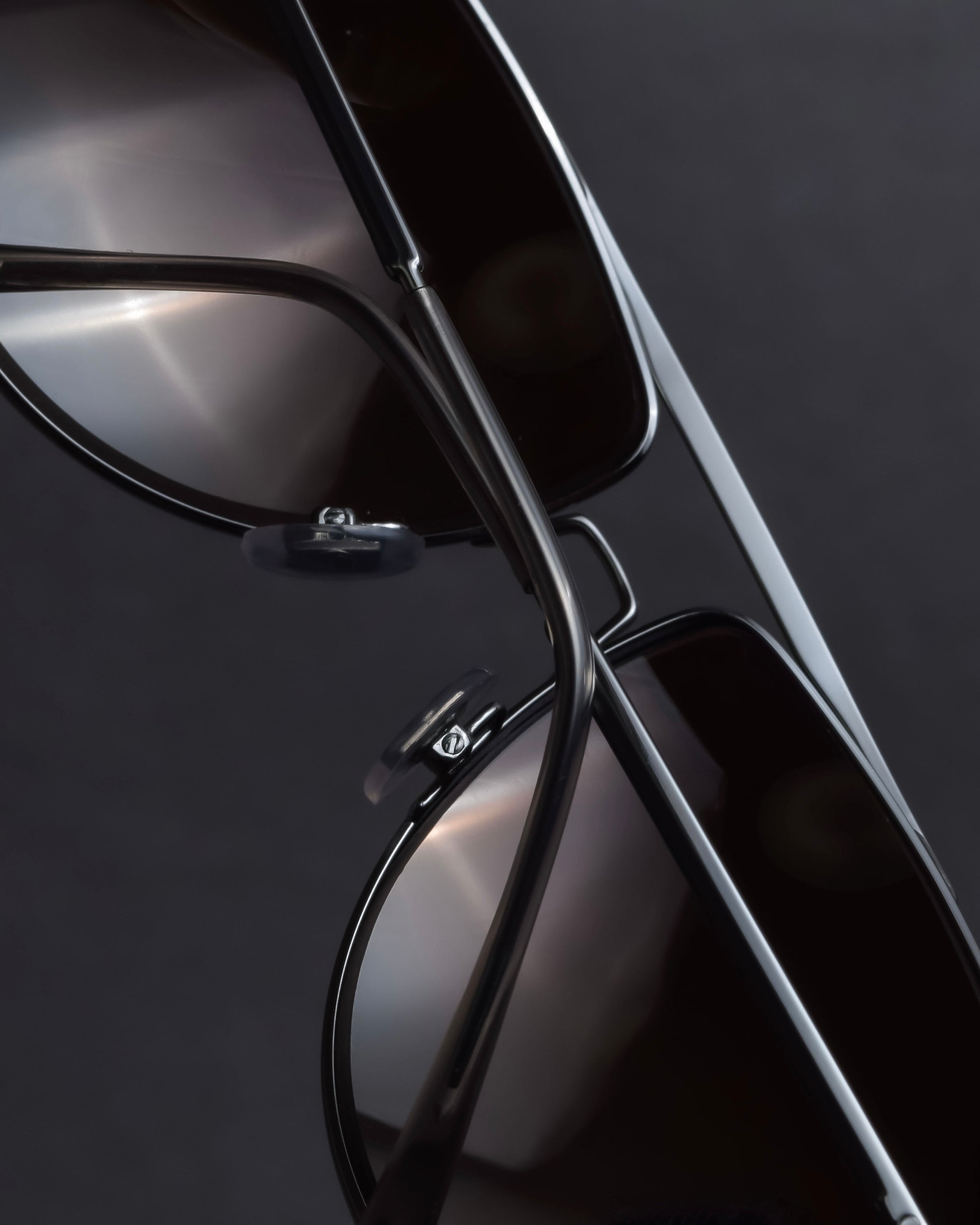 "GUCCI" Metal aviator teardrop frame sunglasses