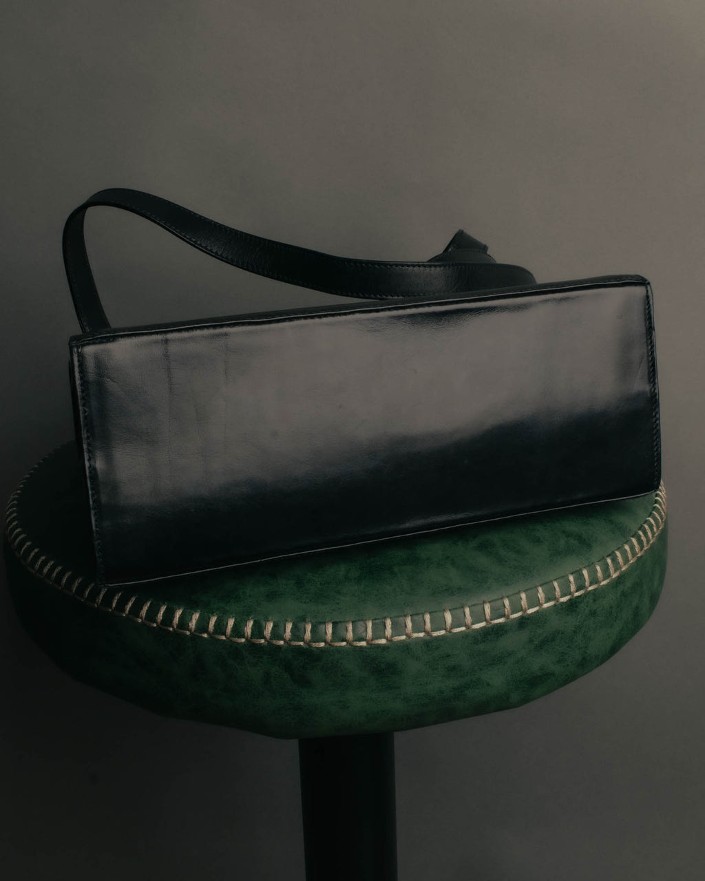 "Salvatore Ferragamo" 90's-00's Classic gancini leather top handle bag