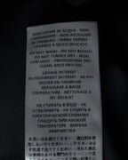 "GUCCI" Michele period solid black wool tailored coat