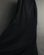-SPECIAL- “Christian Dior” 80’s silk pleated long skirt