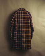 “sacai” 2010's Tartan wool cashmere padded hybrid coat