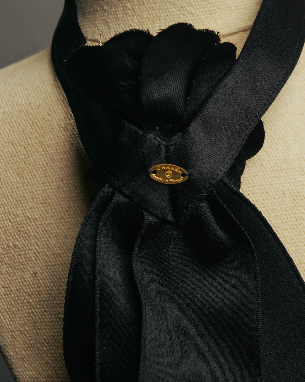 “CHANEL” 2010’s-2020’s camellia ribbon choker