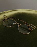 “Yohji Yamamoto” 2019-2021 Y motif browline optical glasse