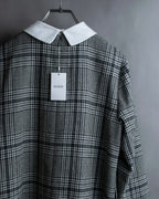 "MACKINTOSH" Glen check pattern straight line dress
