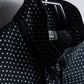 "GIANNI VERSACE COUTURE" Polka dot pattern bowtie collar shirt