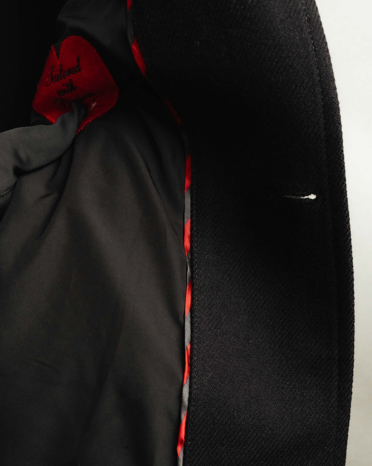 “MOSCHINO” 90’s-00’s wool cashmere tailored long coat