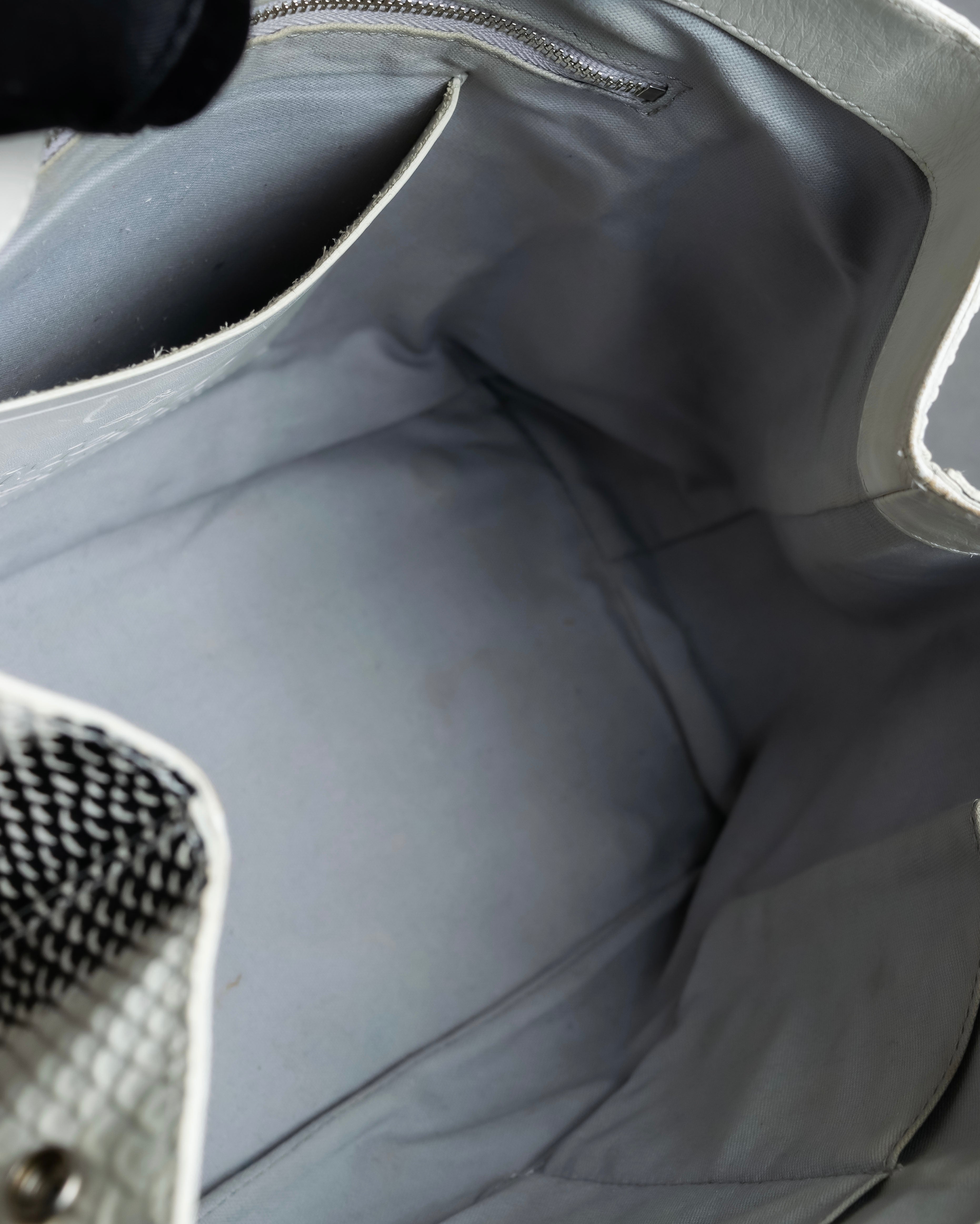 "Vivienne Westwood" Monotone python leather handbag