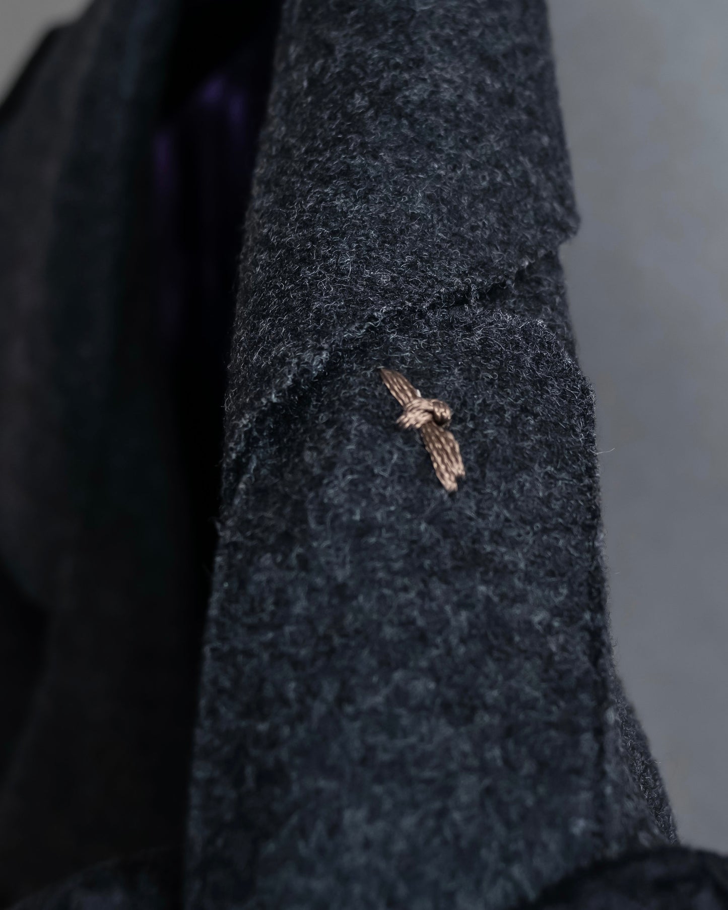 "FENDI" Snap button detail belted trench coat