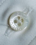 "GUCCI" Slightly glossy cotton white shirt