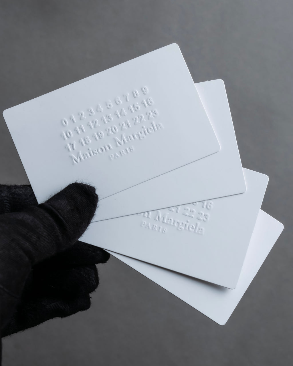 "MAISON MARGIELA" Grained leather chain wallet bag