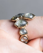"CHANEL" Mysterious details stone ring