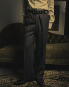 –SPECIAL– "Christian Dior" 80's-90's Classically tailored wool two-piece suit