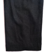 HERMES/ Straight Silhouette Wool Tuck Trousers