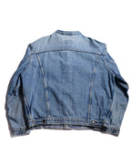 LEVI’S/ Oversized No Collar Denim Jacket Light Blue