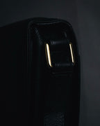 "VALENTINO GARAVANI" 80’s-90’s baroque hardware saddle shoulder bag