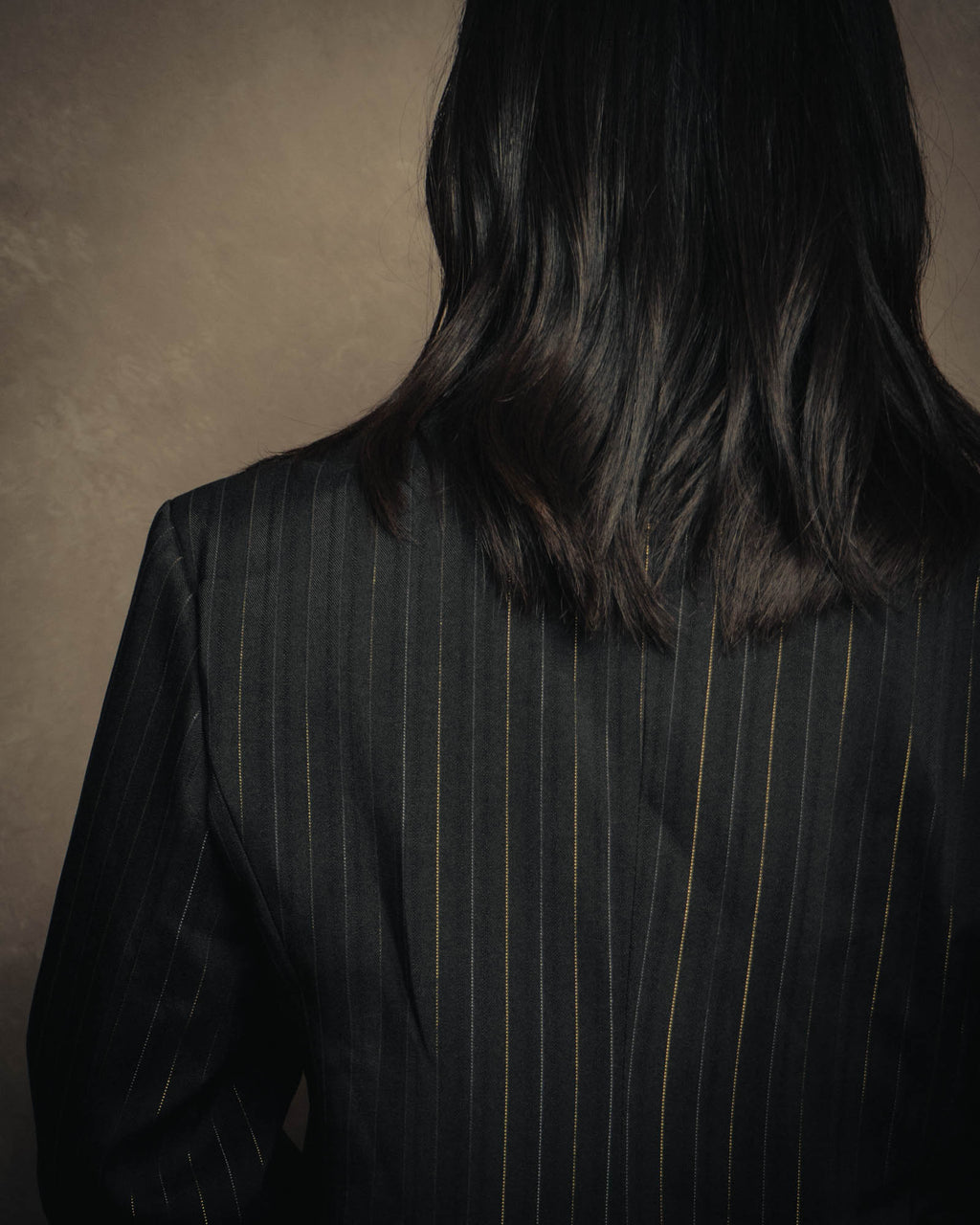 -SPECIAL-“SAINT LAURENT” 18's- Modern pinstripe double breasted jacket