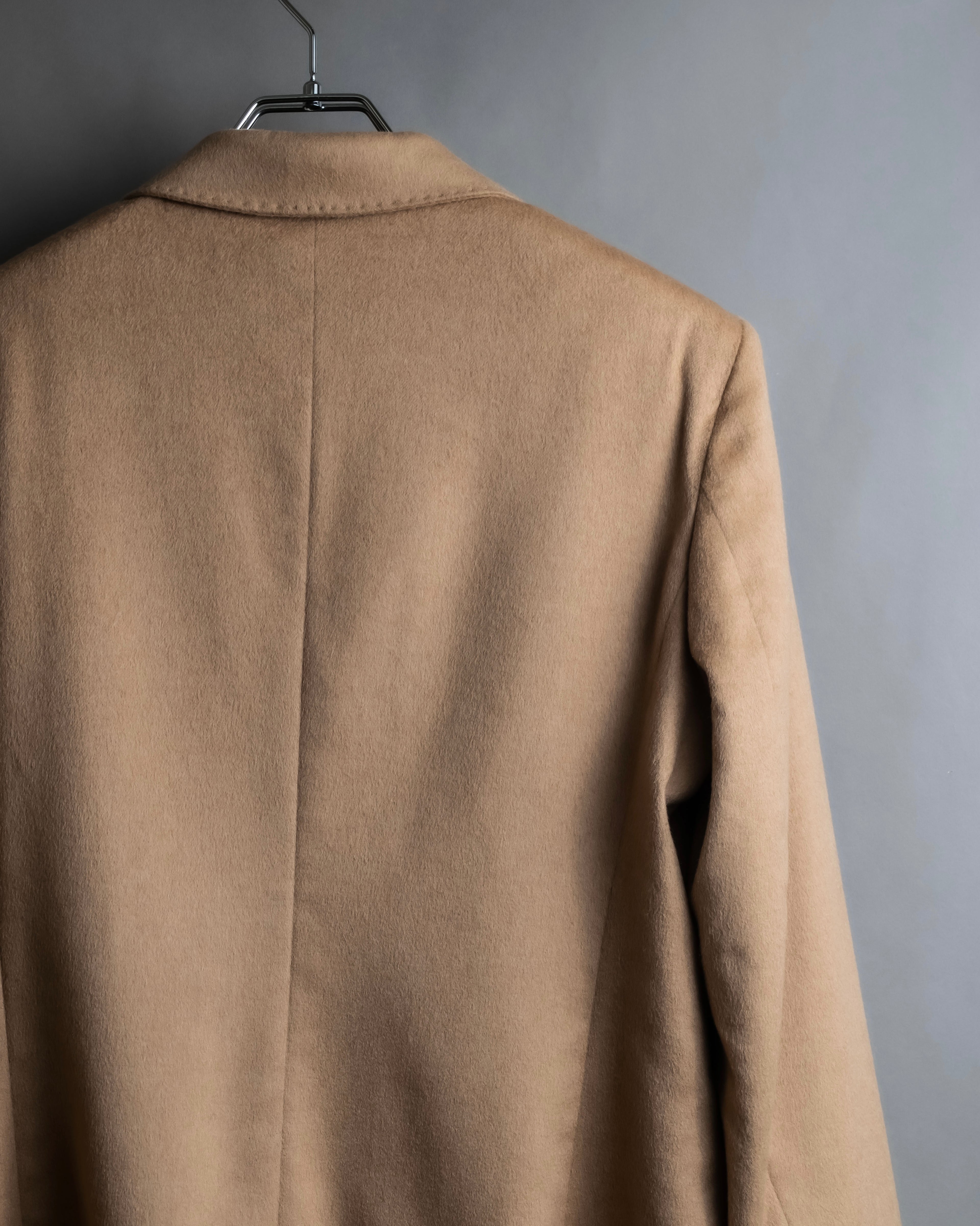 "Max Mara" Waist shape silhouette beige tailored jacket