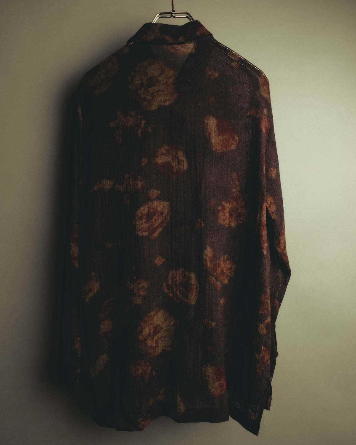 "Burberrys" 70's-90's floral button up shirt