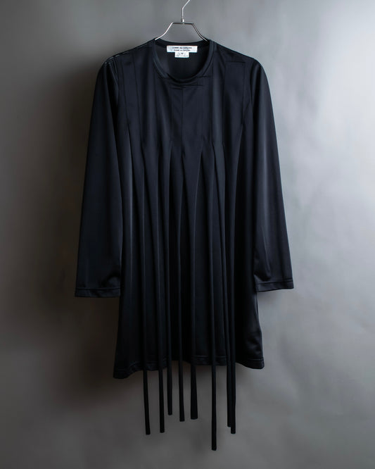 "COMME des GARCONS COMME des GARCONS" Cutting strips design long length pullover