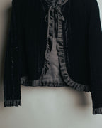 -SPECIAL- “CELINE” 80’s-90’s velvet frilled chain setup